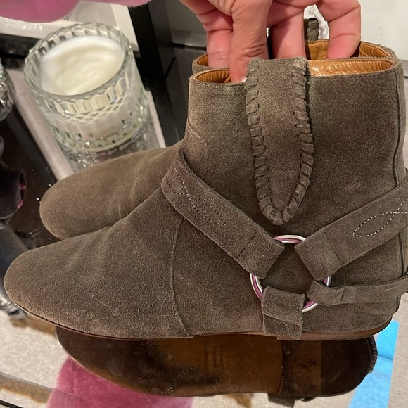 Isabel marant suede, flat booties - Picture 6 of 7